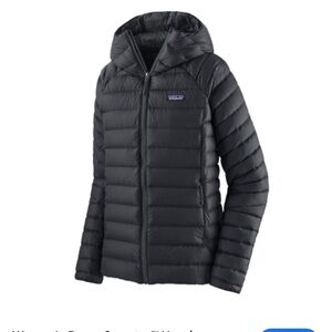Patagonia Women’s Down Sweater Hood Jacket Like New Condition Medium Black